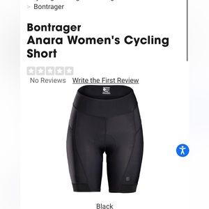 Bontrager
Anara Women's Cycling Short size medium